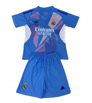 Real Madrid Portero Primera Equipación Niños 2024-25 Manga Corta (+ Pantalones cortos)